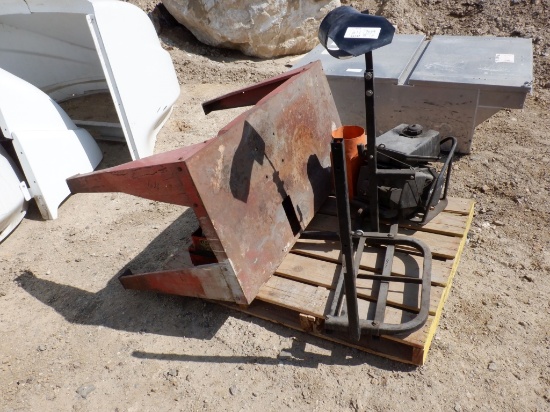 Pallet of Misc Items Including Kohler Gas Motor,