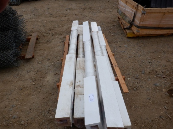 (7) 6" x 6" x 9' Wood Porch Posts.