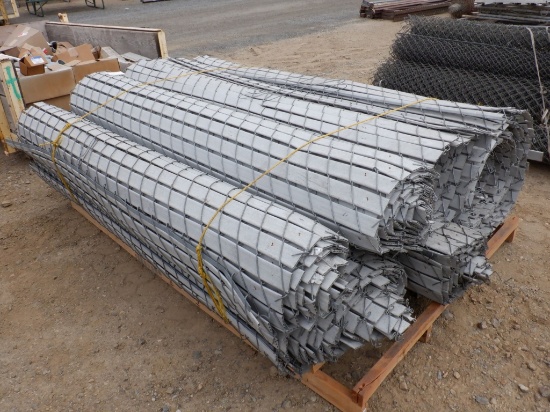 (6) Rolls of 8' Chain Link Fencing w/Plastic