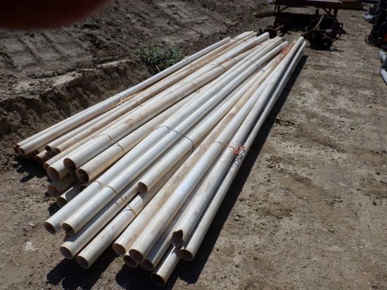 Misc 3" & 4" x 20' PVC Pipes.