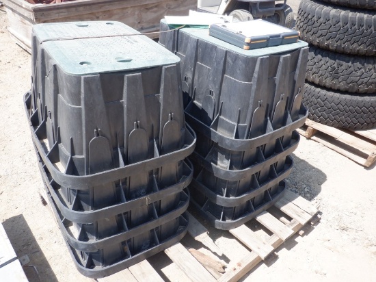 (8) 24" x 32" Plastic Containers.