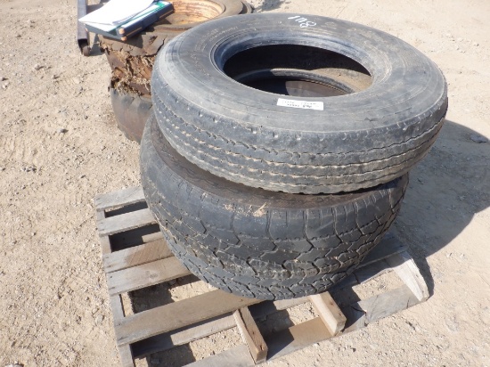 (1) Sumitomo 9R17.5 Tire,