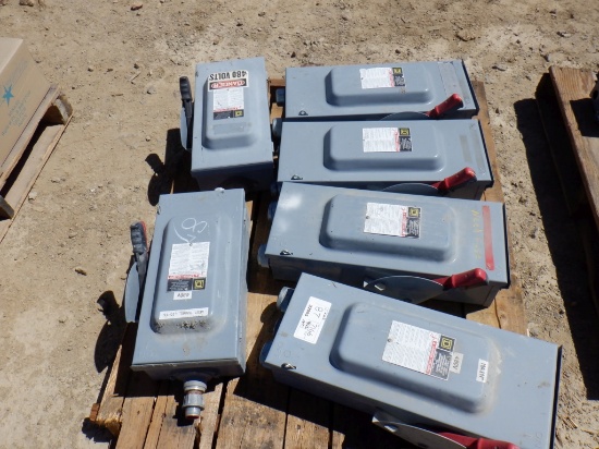 (6) 10" x 18"  Industrial Breaker Boxes.