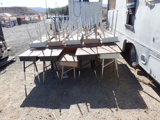 Table, (39) Student Desks, and Extra Legs.