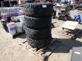(4) Kumho Road Venture 315/70R17 Tires.