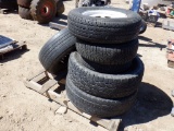 (6) Misc Tires & Rims.