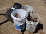 Buckets of Misc Rebar Pieces,