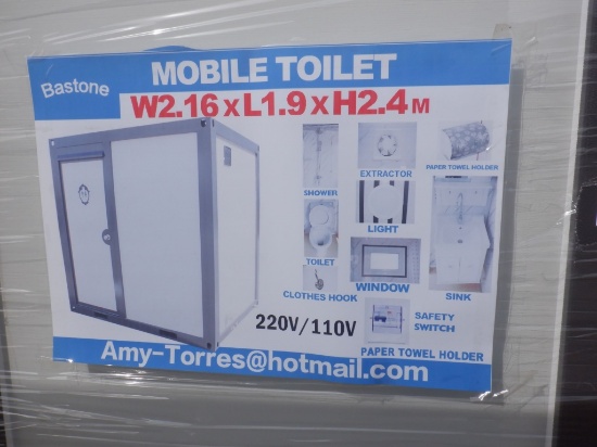 Unused 2021 Bastone Portable Shower, Toilet,