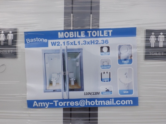 Unused 2021 Bastone Portable Double Toilet Unit,
