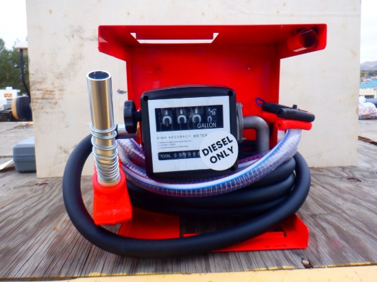 Unused Diesel Fuel Pump w/High Accuracy Meter,