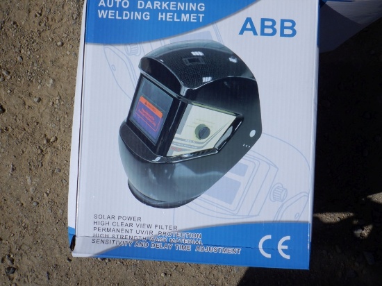 Unused Auto Darkening Welding Helmet.