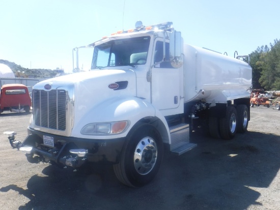 2011 Peterbilt 337 4000 Gallon Water Truck,