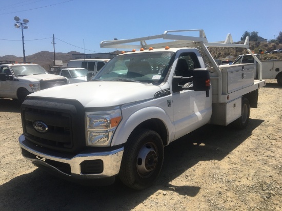 2014 Ford F350 Flatbed Truck,