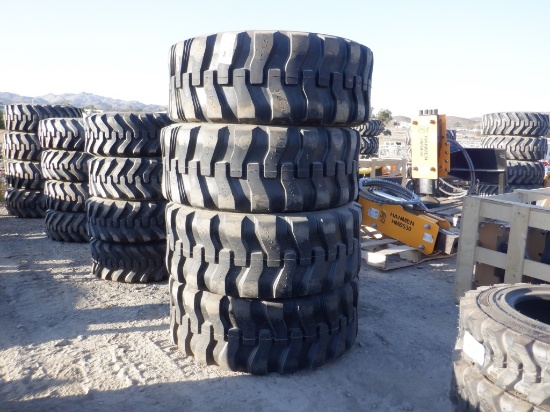 (4) Unused Loadmaxx 14-17.5 Loader Tires.