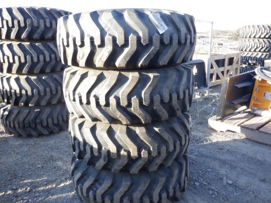 (4) Unused Camso SKS332 10-16.5 Skid Steer Tires