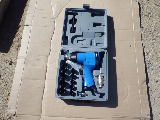 Unused 1/2" Drive Air Impact Wrench Kit.