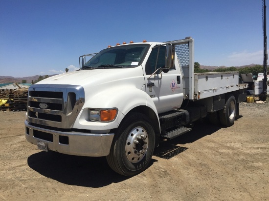 Ford F650 Flatbed Truck,