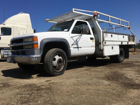 Chevrolet 3500HD Silverado Flatbed Truck,