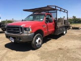 Ford F450 Flatbed Truck,