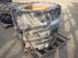 (2) Tong Young 18-20 Solid Tractor Tires,