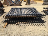 Pallet of Misc 8' Sections of Wrought Iron Fence