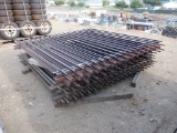 Pallet of Misc 8' Sections of Wrought Iron Fence