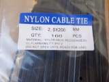 (2) Boxes of 2.5 x 200 mm Nylon Cable Ties.