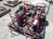 (2) Cart Mounted Fire Extinguishers.