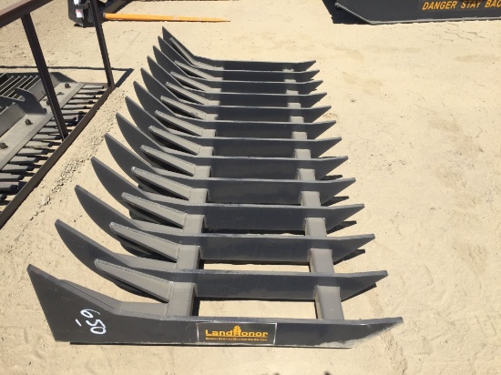 Unused 2022 Landhonor 72" Root Rake Attachment,