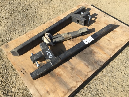 Pair of Unused 2022 Clamp On Bucket Mount Forks.