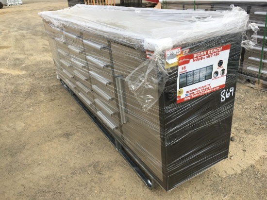Unused 2022 Steelman 10' Work Bench,