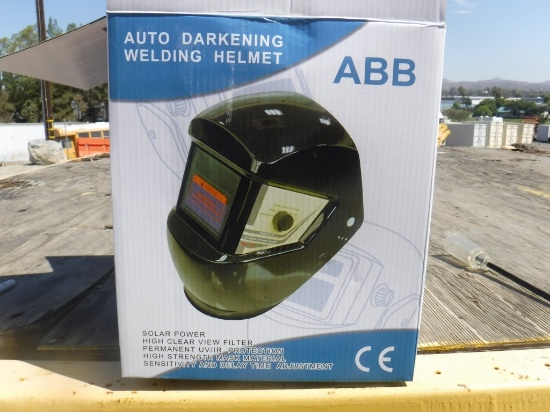 Unused Auto Darkening Welding Helmet.