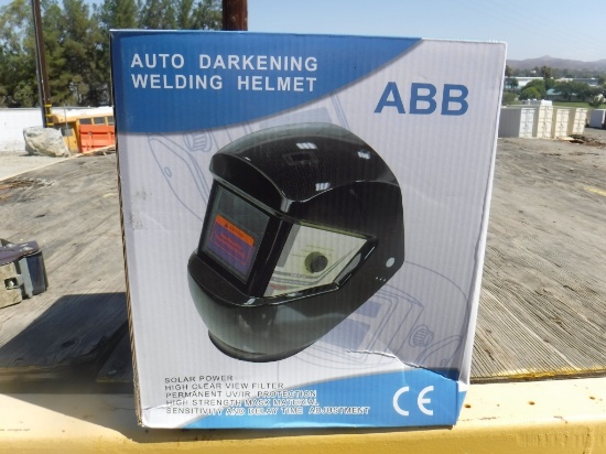 Unused Auto Darkening Welding Helmet.