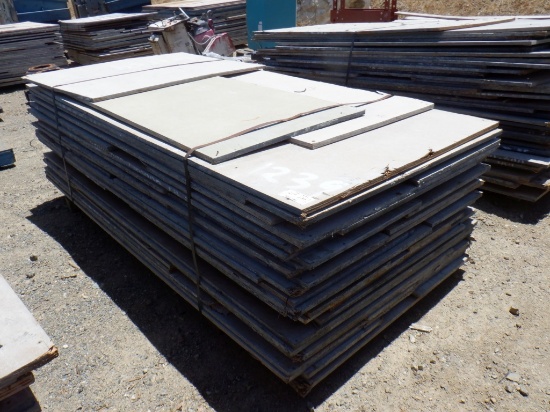 4' x 8' Wood Concrete Forms.