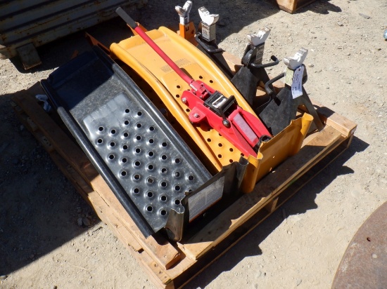 (3) Merrit 1773A 6-Ton Jack Stands,