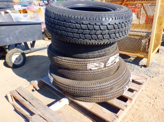 Pallet of (6) Misc Tires.