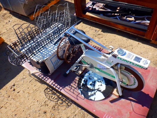 Pallet of Misc Items Including Erogmeter Exercise