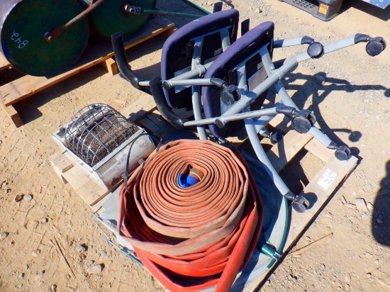 Pallet of Misc Items, Including Heater,