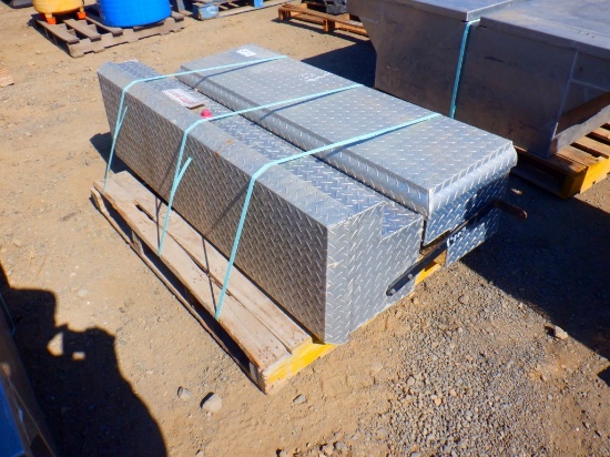 (2) Weatherguard 16" x 55" x 14" Truck Tool Boxes.