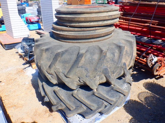 Pallet of (2) 18.4-26 Tires,