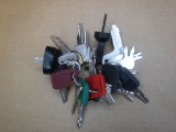 Set of (24) Heavy Equipment Master Keys.
