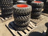 (4) Unused Camso SKS332 10-16.5 Tires & Rims,