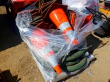 Pallet of Cones & Hoses.