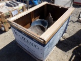 Wooden Crate of Above Counter Ceramic Sinks.