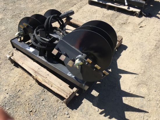 Unused 2022 Wolverine Hydraulic Auger Attachment,