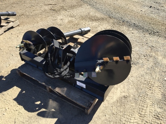 Unused 2022 Wolverine Hydraulic Auger Attachment,