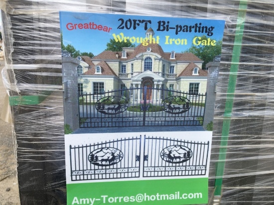 Unused 2022 Greatbear 20' Bi-Parting Iron Gate