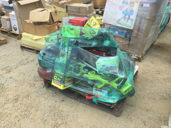 Pallet of Misc Landscaping Tools, Including