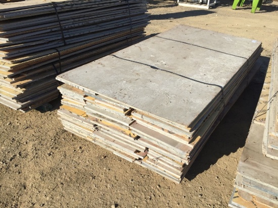 4' x 8' Wood Concrete Forms.