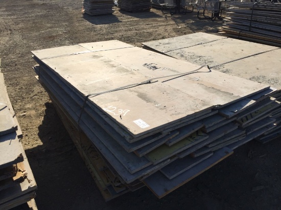 4' x 8' Wood Concrete Forms.